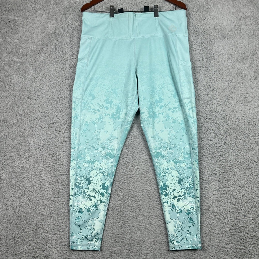 Girls With Guns Concealed Casual‎ Leggings Womens 1X Green CCW Holster Pockets